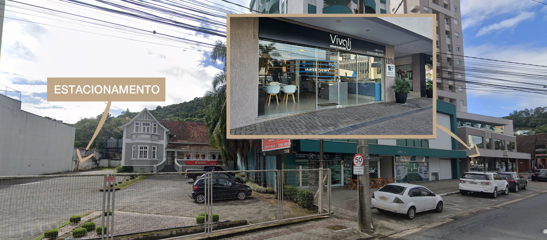 Vivali Móveis Planejados - Localização em Blumenau SC